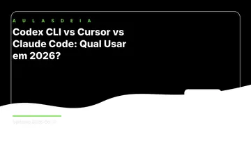 Codex CLI vs Cursor vs Claude Code: Qual Usar em 2026?