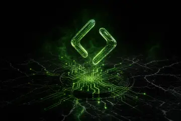 Desenvolvedor brasileiro programando com inteligência artificial usando Claude Code, GitHub Copilot e Cursor no editor