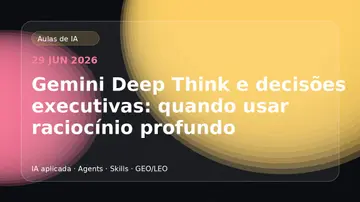 Gemini Deep Think e decisões executivas com IA em 2026