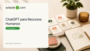 Capa do curso ChatGPT para Recursos Humanos