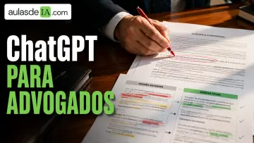 Capa do curso ChatGPT para Advogados