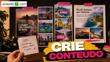 Capa do curso ChatGPT para Criar Conteúdo