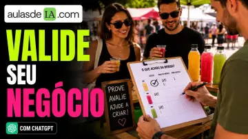 Capa do curso Valide seu Negócio com ChatGPT