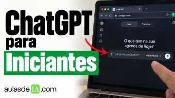 Capa do curso ChatGPT para Iniciantes