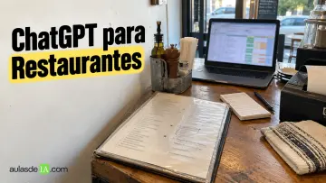 Capa do curso ChatGPT para Restaurantes