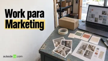 Capa do curso Work para Marketing