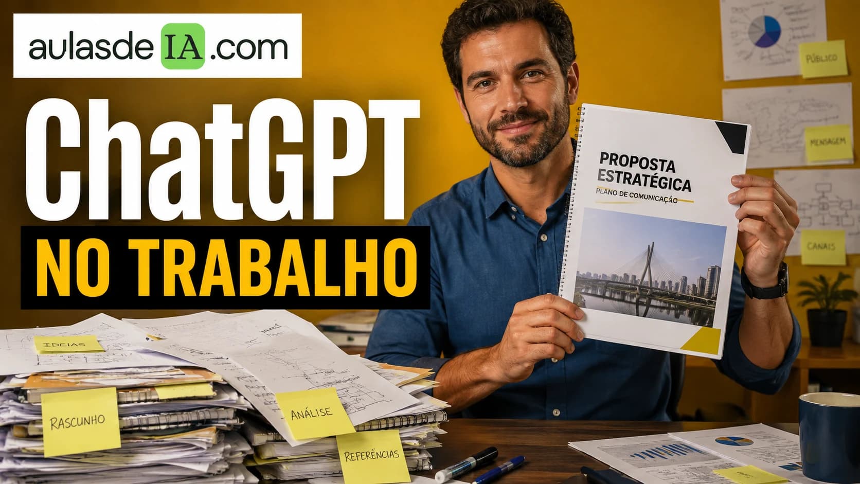 Capa do curso ChatGPT para o Trabalho