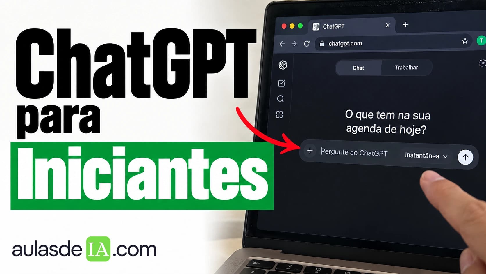 Capa do curso ChatGPT para Iniciantes