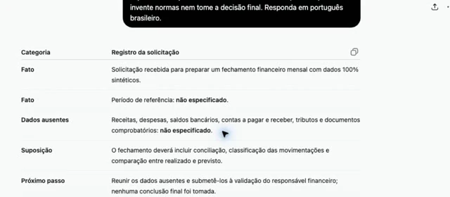 Defina o pedido