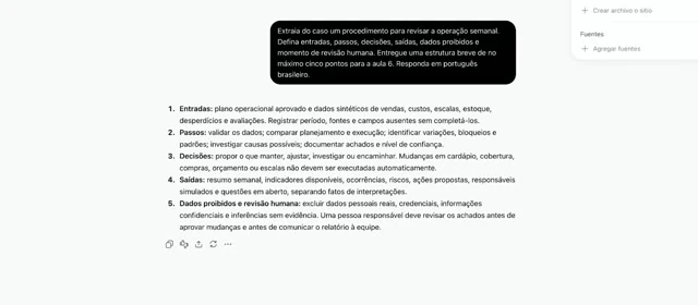 O sistema semanal