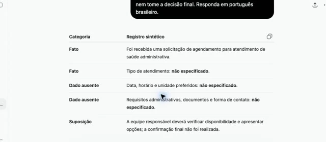 Defina o pedido