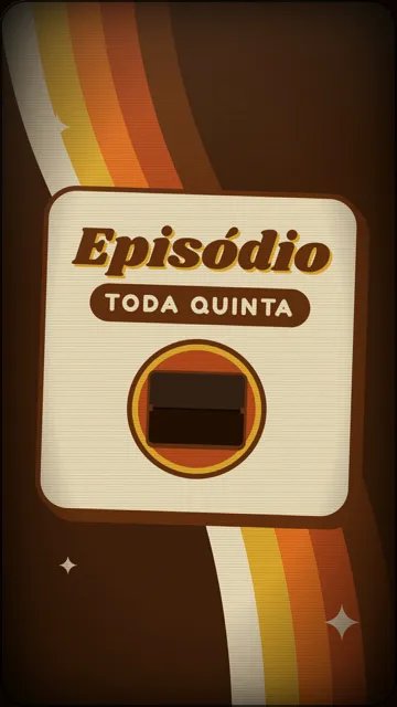 Vídeo vertical: Retrô anos 70, feito pelo Claude