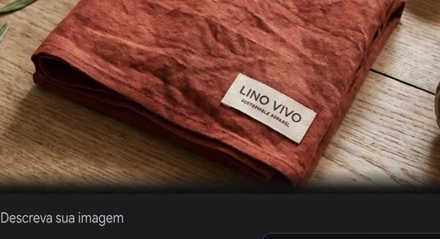 Crie uma foto publicitária para a Lino Vivo com o Gemini