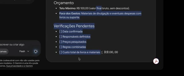 Seu projeto no Canvas