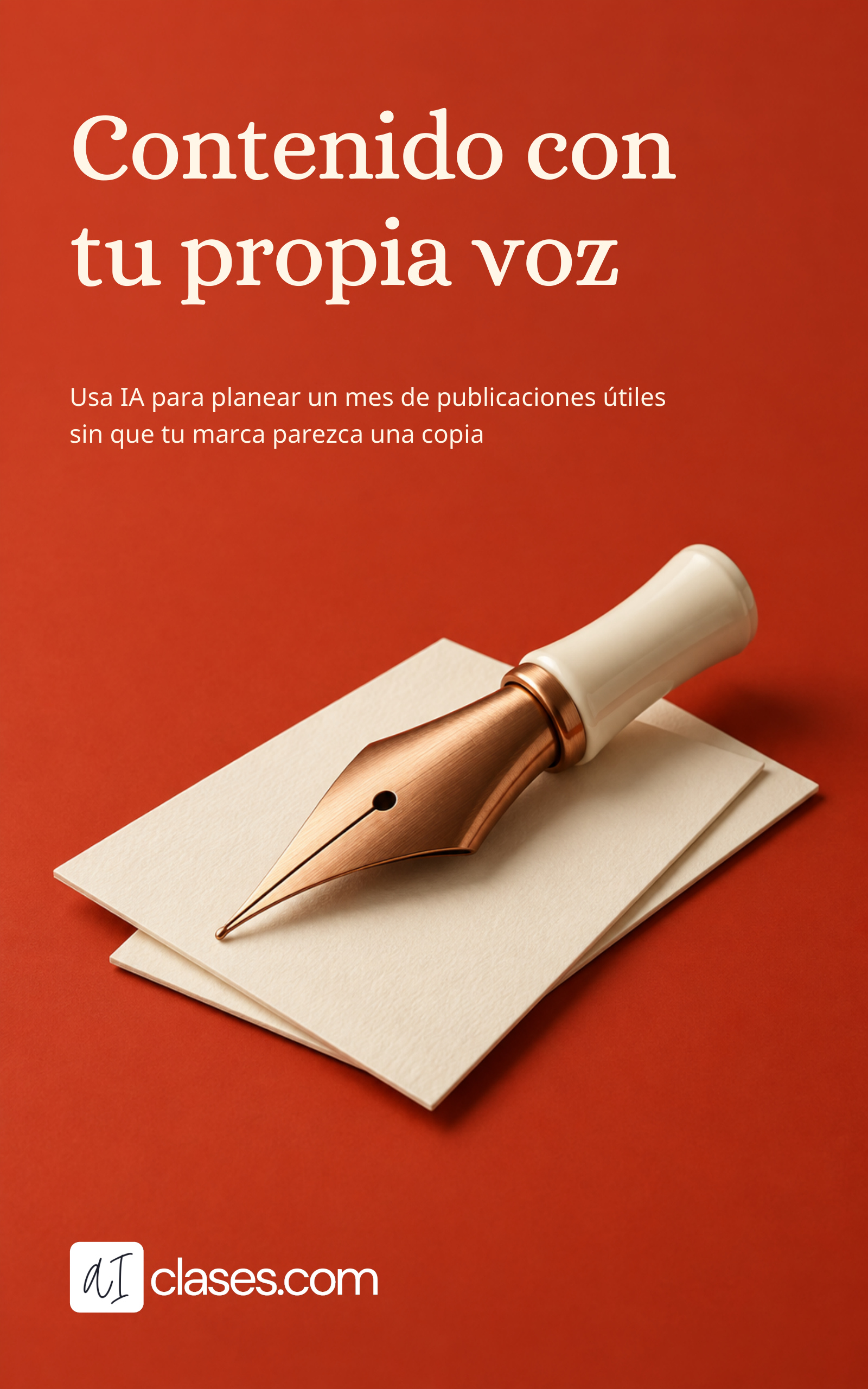 Contenido con tu propia voz