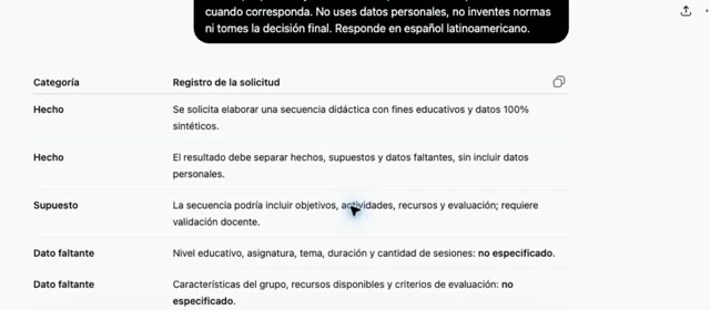 Define el encargo