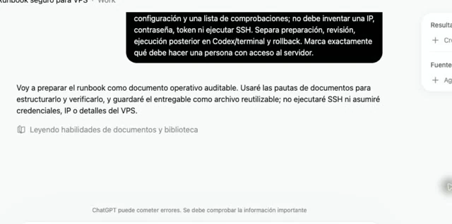 VPS con control