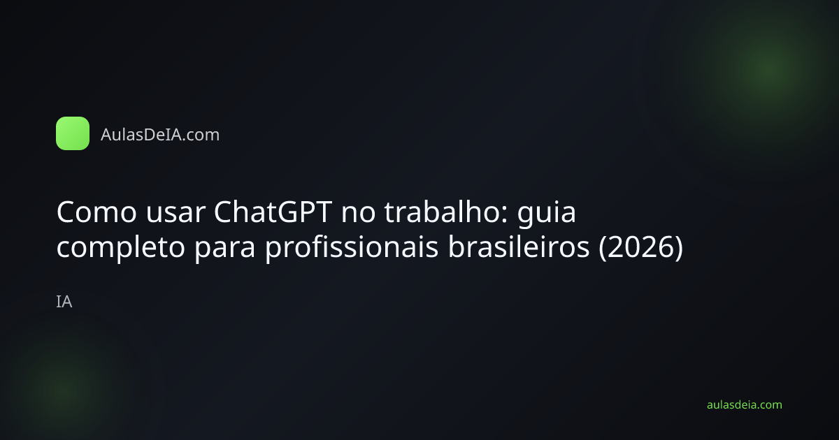 Profissional brasileiro usando ChatGPT no trabalho com laptop